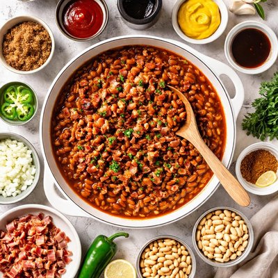 Image of The Best and Easiest Baked Beans Ever
