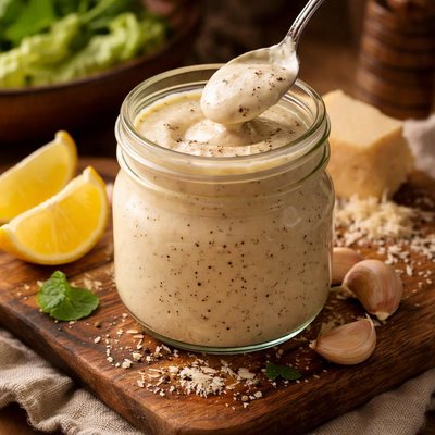 Image of The Best and Easiest Caesar Dressing Ever