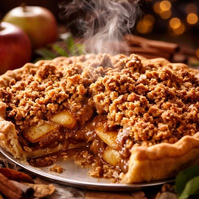 Image of The Best Apple Crumble Pie Ever