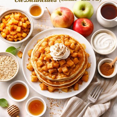 Image of The Best Apple Pie Pancakes Low Fat