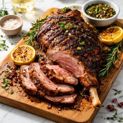 Image of The Best Bbq Leg of Lamb