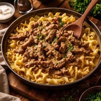 Image of The Best Beef Stroganoff Recipe