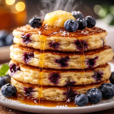 Image of The Best Blueberry Buttermilk Pancakes