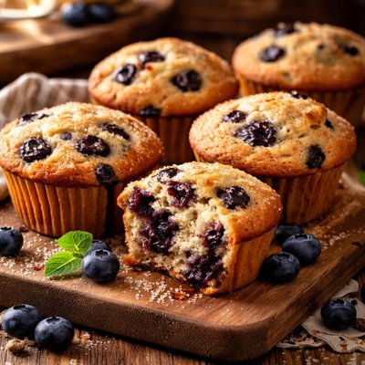 Image of The Best Blueberry Muffins