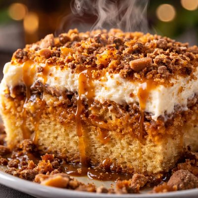 Image of The Best Butterfinger Cake