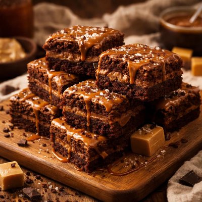Image of The Best Caramel Brownies