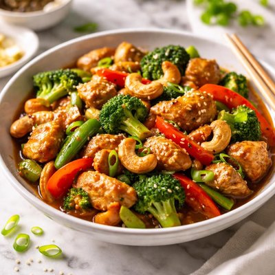 Image of The Best Cashew Chicken Stir Fry