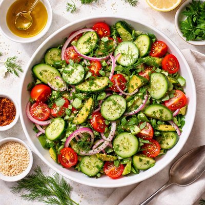 Image of The Best Cucumber Salad