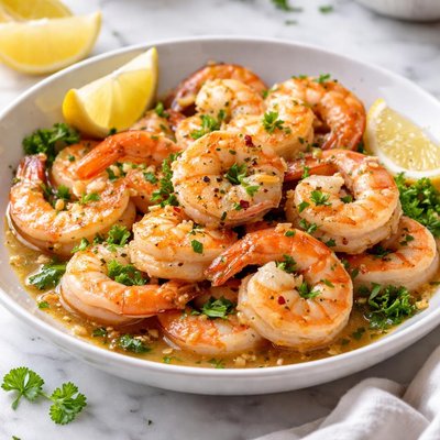 Image of The Best Garlic Shrimp Ever