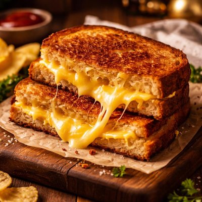 Image of The Best Grilled Cheese Sandwich