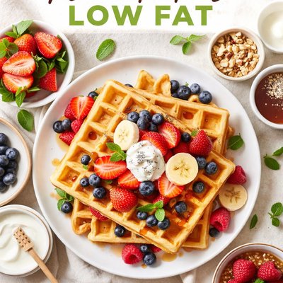 Image of The Best Healthy Waffles Low Fat