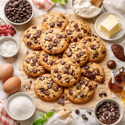 Image of The Best Homemade Chocolate Chip Cookies Evar