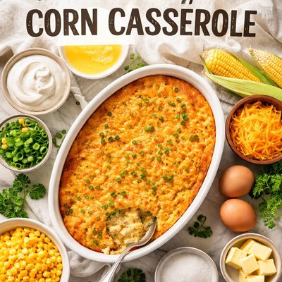 Image of The Best Most Simple Corn Casserole