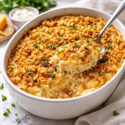 Image of The Best One Bowl Hash Brown Potato Casserole