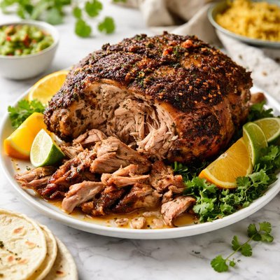 Image of The Best Puerto Rican Pernil Pork Shoulder