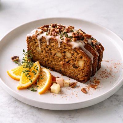 Image of The Best Pumpkin Bread with Apples Oranges