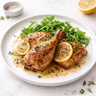 Image of The Best Roasted Lemon Chicken