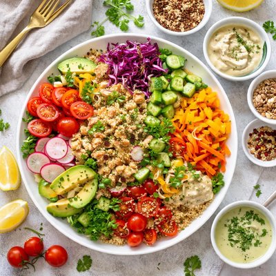 Image of The Best Salad Recipe for Healthy Dressing Without the Fat