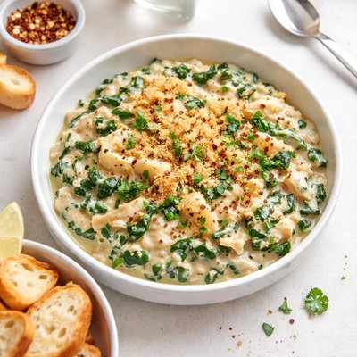 Image of The Best Spinach Artichoke Dip Vegan