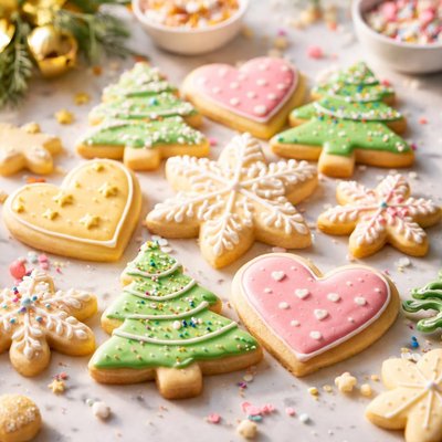 Image of The Best Sugar Cookie Cut Outs W Icing