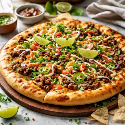 Image of The Best Taco Pizza Ever