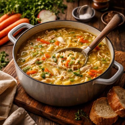 Image of The Bottomless Chicken Soup Pot