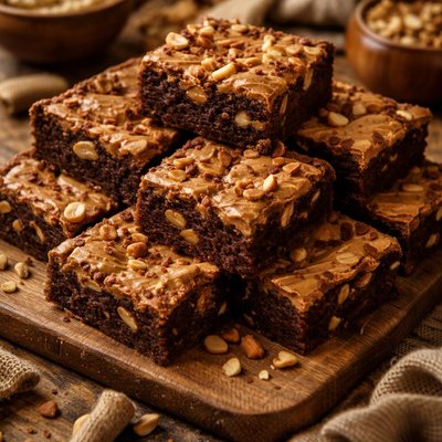 Image of The Cake Mix Doctor Peanut Butter Brownies