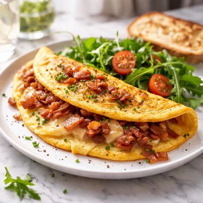 Image of The Childerz Smoked Gouda and Bacon Omelette