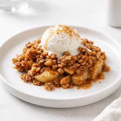 Image of The Creamiest Apple Crisp