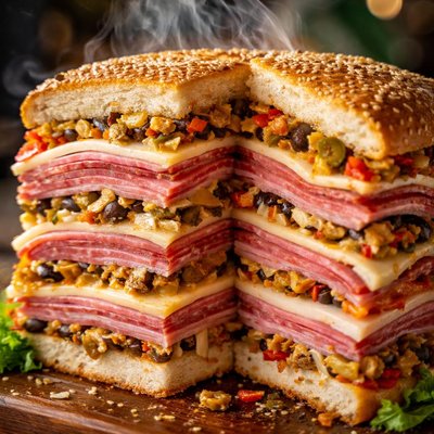 Image of The Dagwood Muffuletta Torte