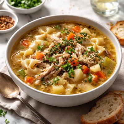 Image of The Day After the Feast Before Turkey Soup