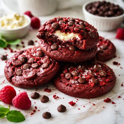 Image of The Devil in Red Velvet Cookies