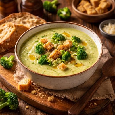 Image of The Easiest Broccoli Soup in the World