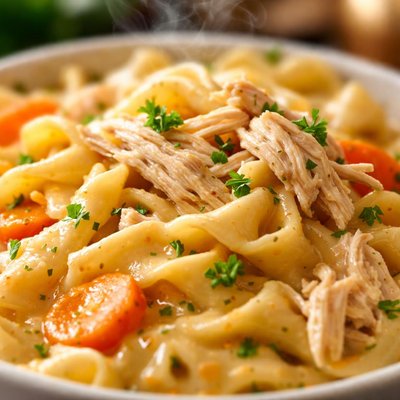 Image of The Easiest Chicken and Noodles Recipe Ever
