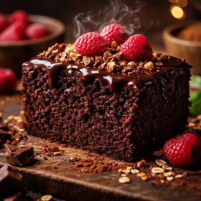 Image of The Easiest Healthiest Chocolate Cake Ever