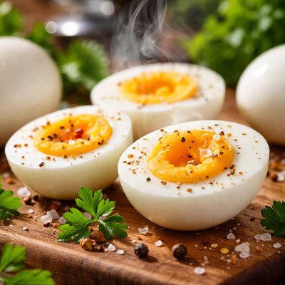 Image of The Easiest Perfect Hard Boiled Eggs Technique