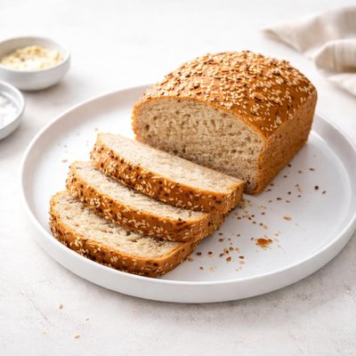 Image of The Easiest Simplest Vegan Bread Ever