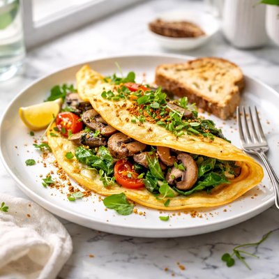 Image of The Elegant Eggless Omelet