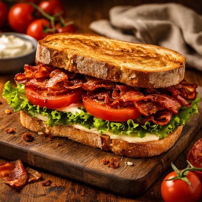 Image of The Expert Blt Bacon Lettuce and Tomato Sandwich
