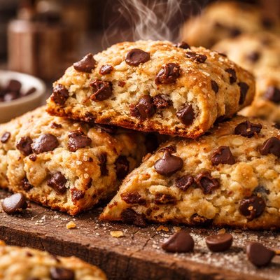 Image of The Fluffiest Moistest Ever Chocolate Chip Scones