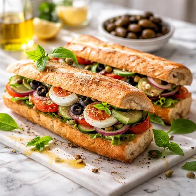 Image of The French Picnic Baguette Pan Bagnat