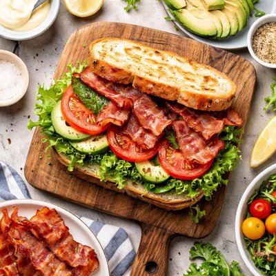 Image of The Gourmet Blt Sandwich