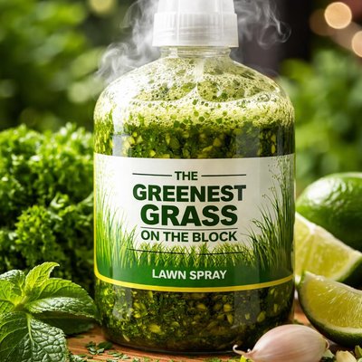 Image of The Greenest Grass on the Block Lawn Spray