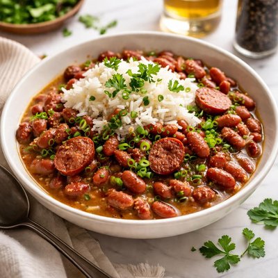 Image of The Gumbo Pages Traditional Red Beans and Rice