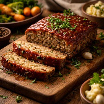 Image of The Healthy Good for You Meatloaf