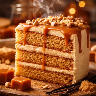 Image of The Koffie Pot Inn Caramel Cake