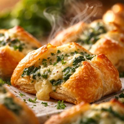 Image of The Martine Inn Cheese and Spinach Puffs