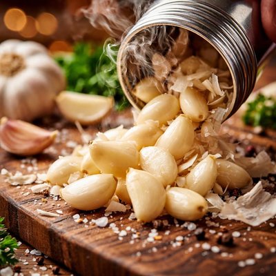 Image of The Miracle 1 Minute Garlic Peeling Trick