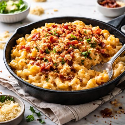 Image of The Most Exciting Bacon Macaroni Cheese Ever
