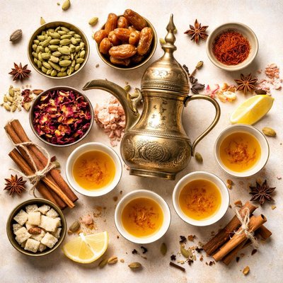 Image of The Most Famous Arabian Beverage Qahwa